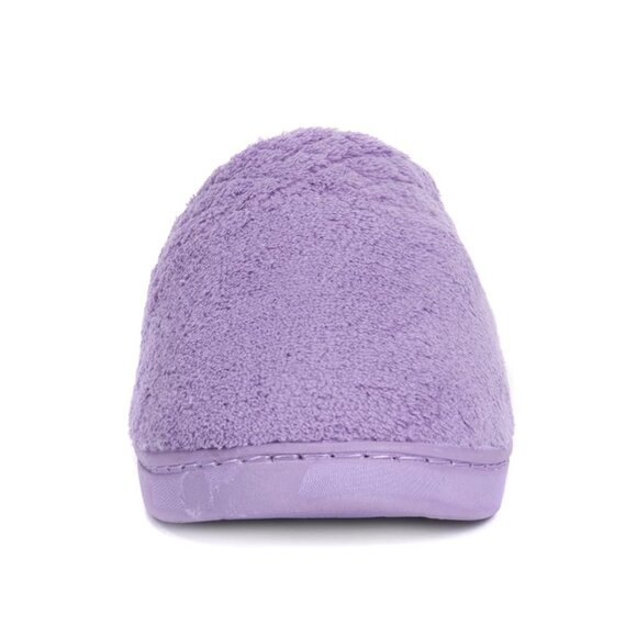 No Box MukLuk Women Micro Chenille Trimmed Clog Slipper Purple M (7-8) $40 1C439 - Picture 3 of 4